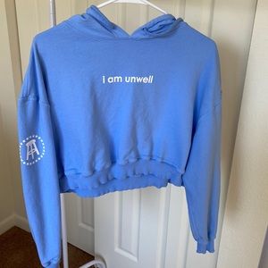 Call Her Daddy cropped hoodie